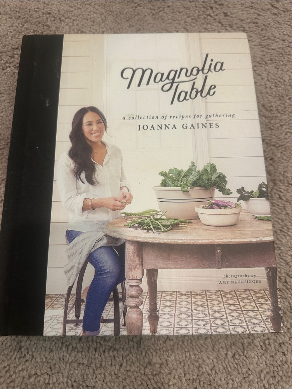 Magnolia Table Cookbook, Joanna Gaines- White, Black & Green Cover